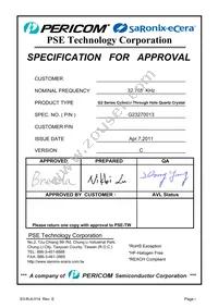 G23270013 Datasheet Cover