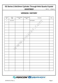 G23270023 Datasheet Page 2