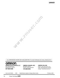 G2R-1-S-T130 DC24 Datasheet Page 19