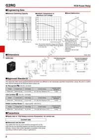 G2RG-2A4 DC5 Datasheet Page 2