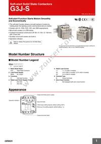 G3J-S403BL DC12-24 Datasheet Cover