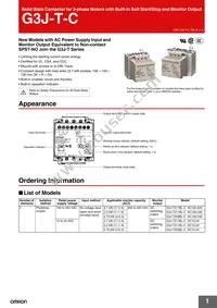 G3J-T217BL-C DC12-24 Datasheet Cover