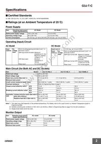 G3J-T217BL-C DC12-24 Datasheet Page 2
