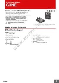 G3NE-210TL-2-US DC24 Datasheet Cover