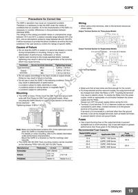 G3PE-245B-3 DC12-24 Datasheet Page 19