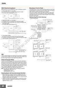 G3PE-245B-3 DC12-24 Datasheet Page 20