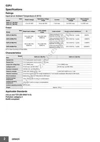 G3PJ-225B DC12-24 Datasheet Page 2