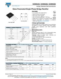 G3SBA80-E3/45 Datasheet Cover