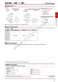 G3VM-201FR Datasheet Page 6