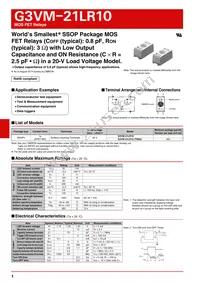 G3VM-21LR10(TR) Datasheet Cover