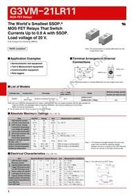 G3VM-21LR11(TR) Datasheet Cover