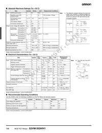 G3VM-353H1(TR) Datasheet Page 2