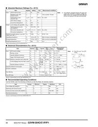 G3VM-354F1 Datasheet Page 2