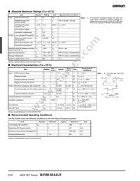 G3VM-354J1 Datasheet Page 2
