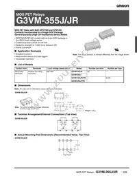 G3VM-355J Datasheet Cover
