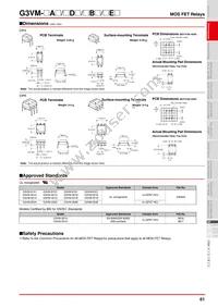 G3VM-401E(TR) Datasheet Page 6