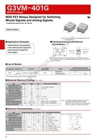 G3VM-401G(TR) Datasheet Cover