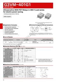 G3VM-401G1(TR) Datasheet Cover