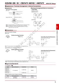G3VM-401VY Datasheet Page 6