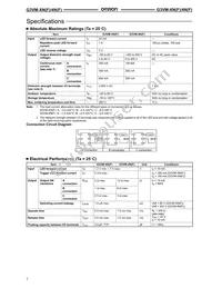 G3VM-4N Datasheet Page 2