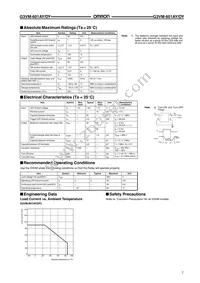 G3VM-601DY(TR) Datasheet Page 2