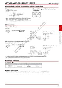 G3VM-61VR Datasheet Page 4