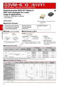 G3VM-63G Datasheet Cover