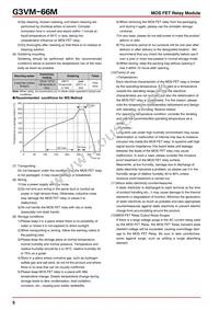 G3VM-66M Datasheet Page 5