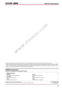 G3VM-66M Datasheet Page 6