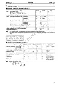 G3VM-6F(TR) Datasheet Page 2