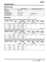 G5AU-237P DC5 Datasheet Page 2