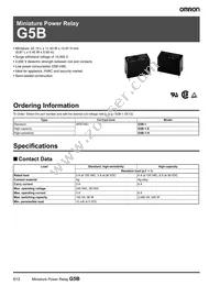 G5B-1-H-DC24 Datasheet Cover