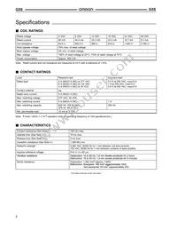 G5S-1-DC5 Datasheet Page 2