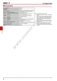 G5V-1-2-DC3 Datasheet Page 2