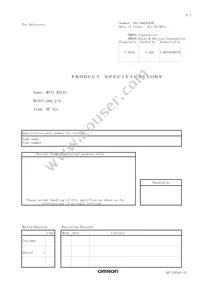 G6A-2-H-DC12 Datasheet Cover