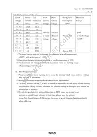 G6A-2-H-DC12 Datasheet Page 8