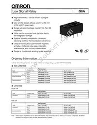 G6A-234P-ST40A-US DC48 Datasheet Cover