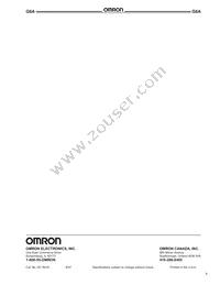 G6A-234P-ST40A-US DC48 Datasheet Page 9