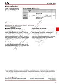 G6A-274P-ST-US-DC4.5 Datasheet Page 9