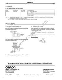 G6D-1A-DC24 Datasheet Page 4