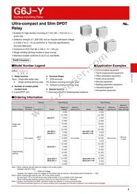 G6JU-2FL-Y-TR DC24 Datasheet Cover