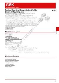 G6K-2G-Y-TR DC9 Datasheet Cover