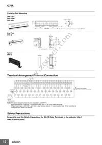 G70A-ZIM16-5-DC24V Datasheet Page 12