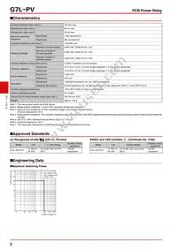 G7L-2A-P-PV-DC24 Datasheet Page 2