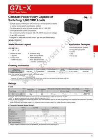 G7L-2A-X-L DC24 Datasheet Cover