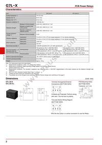 G7L-2A-X-L DC24 Datasheet Page 2