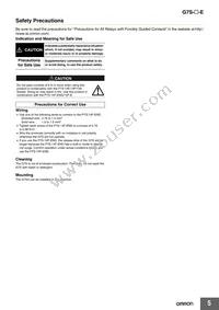 G7S-3A3B-E DC24 Datasheet Page 5