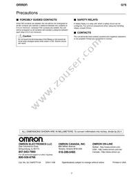 G7S-4A2B DC24 Datasheet Page 6