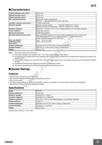 G7T-1122S AC200/220 Datasheet Page 3