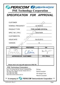 G93270004 Datasheet Cover